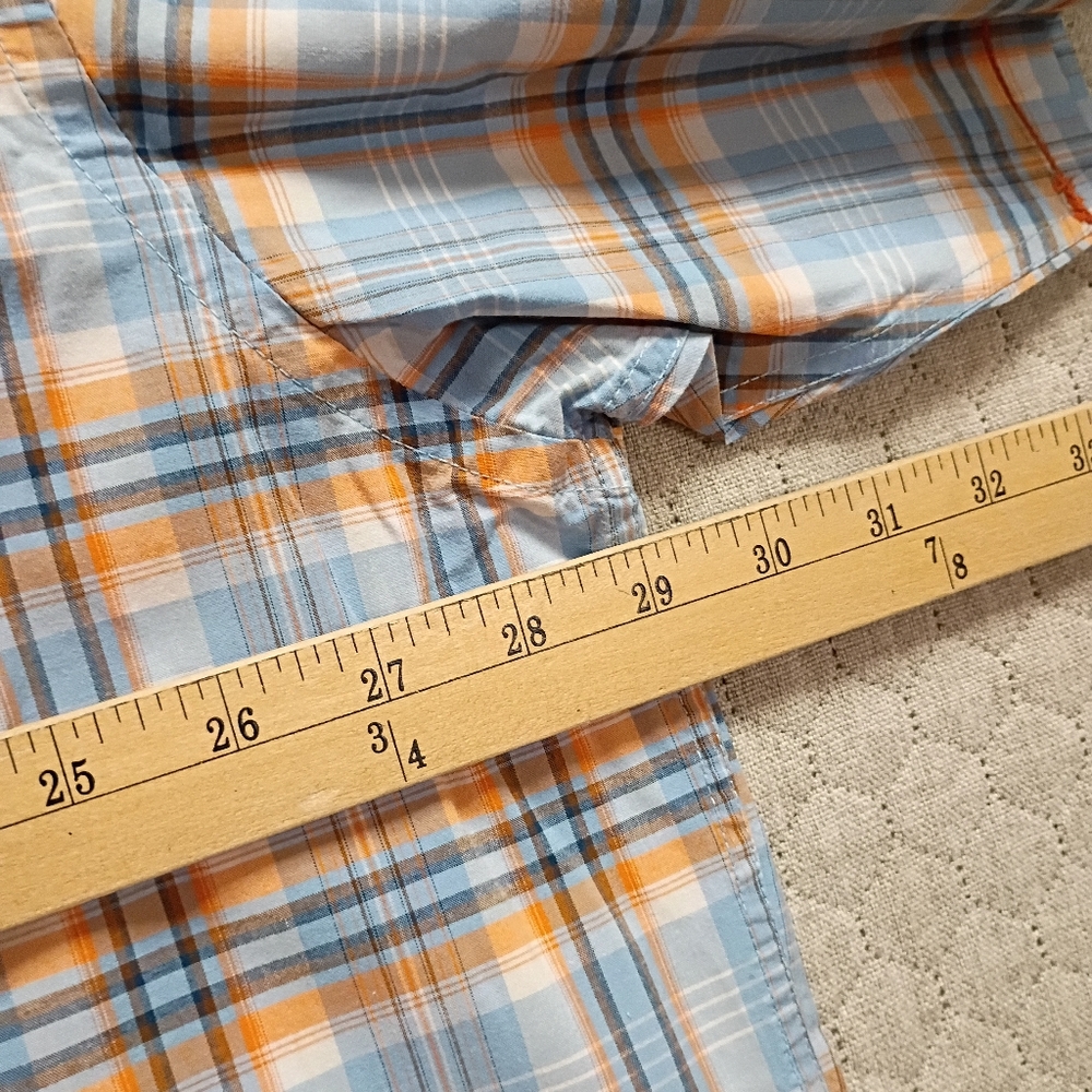 Panhandle Rough stock Men's 2XL Relaxed Button Up Shirt Short Sleeve - Picture 4 of 9
